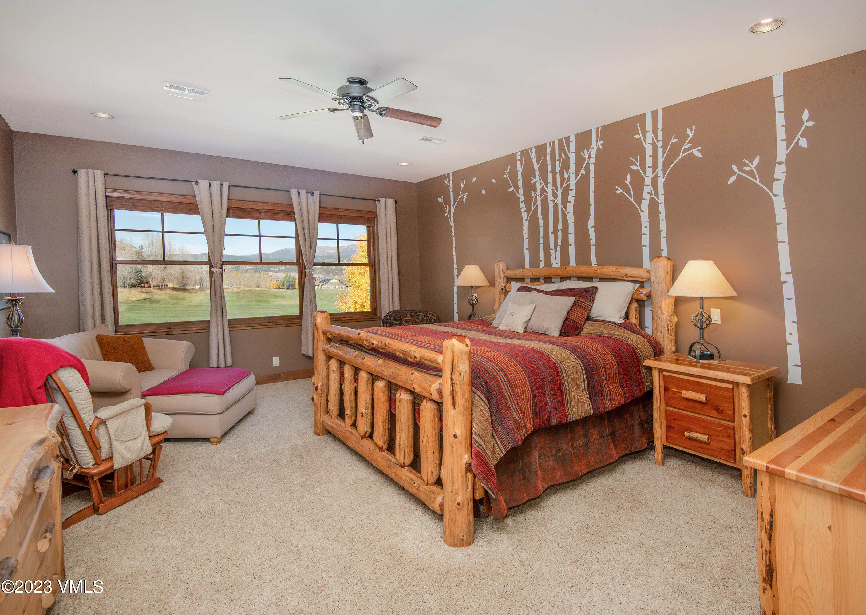 346 Palmer Loop Eagle, CO 81631 - Photo 31 of 63 a bedroom with a bed chair and balcony