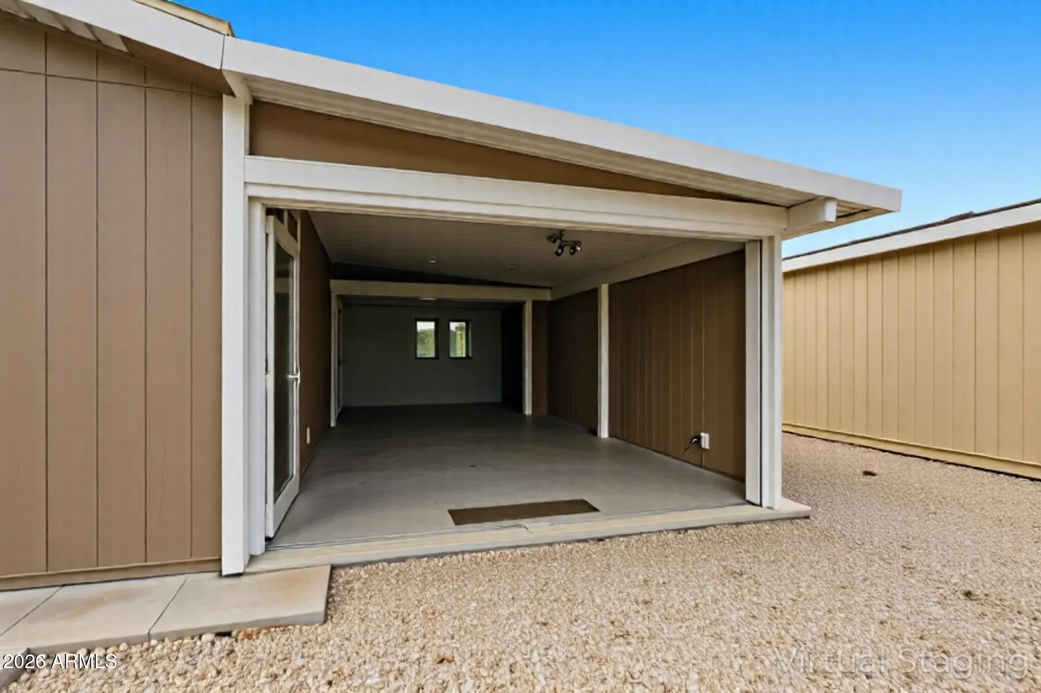 8865 East Baseline Road, Unit 130 Mesa, AZ 85209 - Photo 34 of 53 Garage Opens to backyard