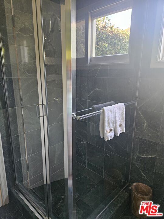 30838 Broad Beach Road Malibu, CA 90265 - Photo 14 of 21 a bathroom with a glass shower door