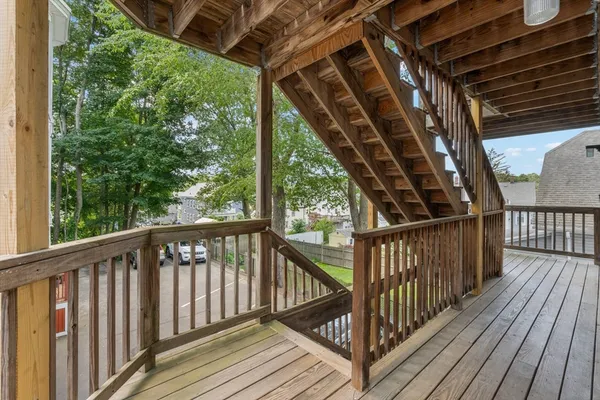 a view of deck with wooden floor and outdoor space