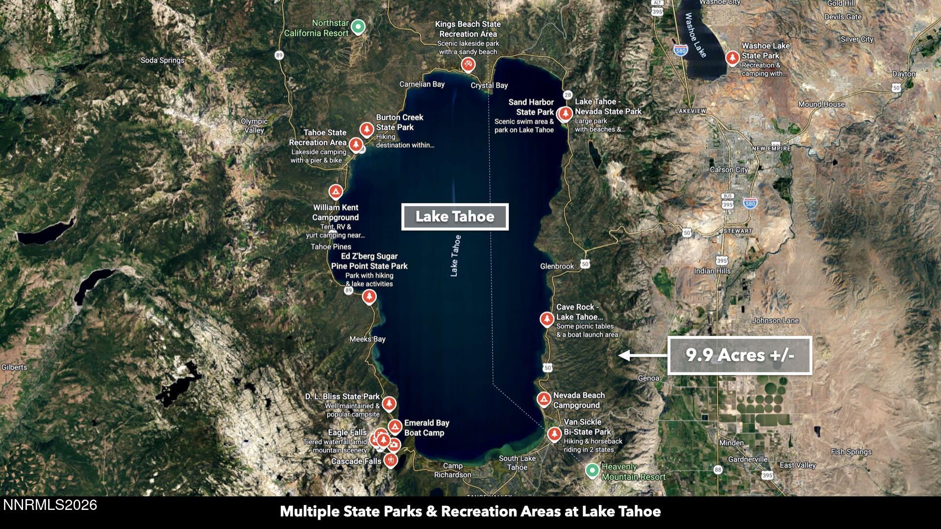 0 Genoa Peak Road Genoa, NV 89411 - Photo 25 of 64 an aerial view of a house with yard