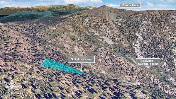 a view of a bathroom with a sign and a garden