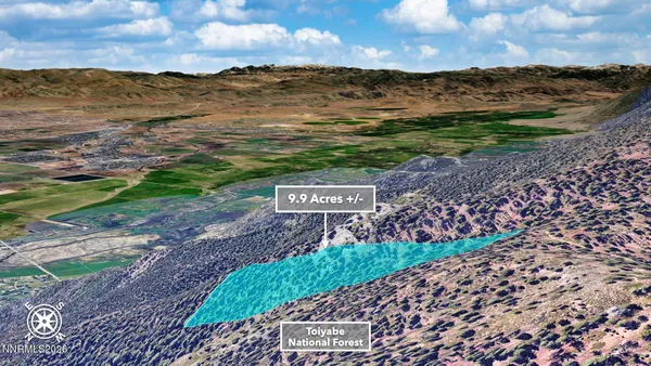 a view of a city with a mountain
