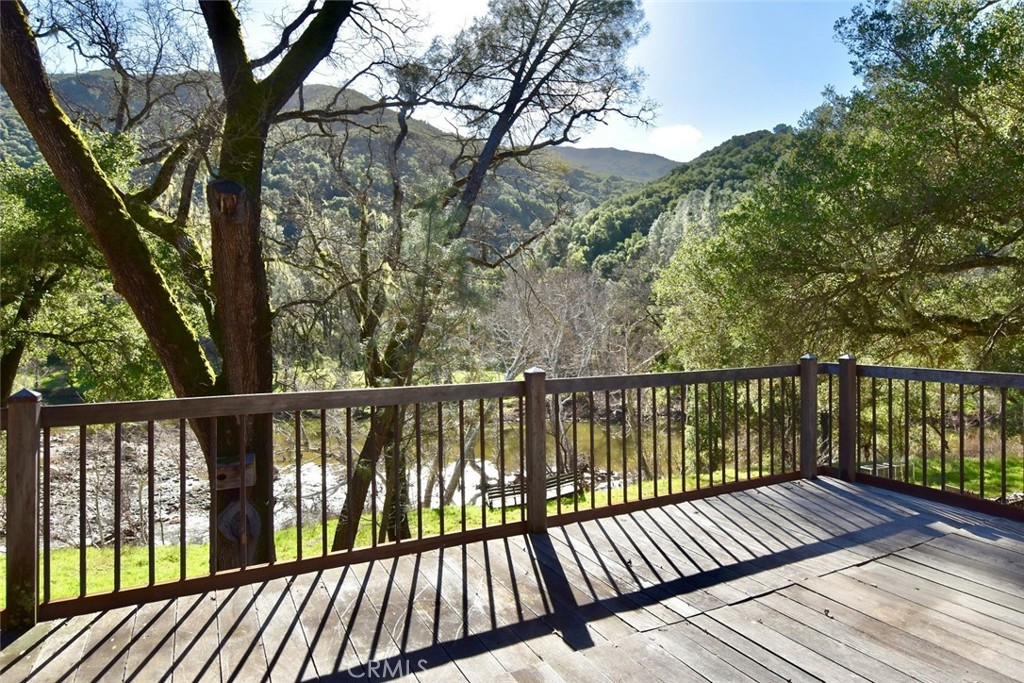 76450 Deer Pass Road Bradley, CA 93426 - Photo 16 of 50 a view of balcony with wooden floor and fence
