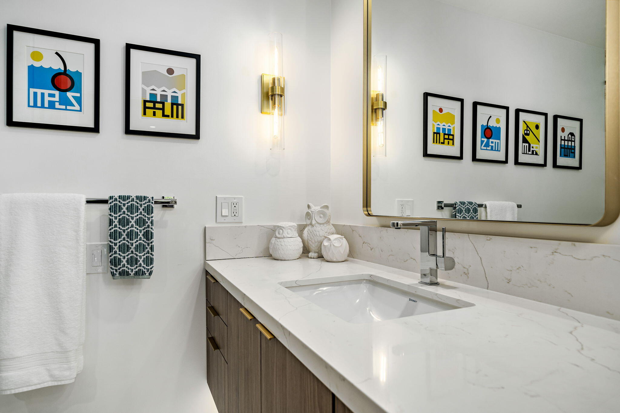 1 Cornell Drive Rancho Mirage, CA 92270 - Photo 15 of 46 Powder Room w/ Shower