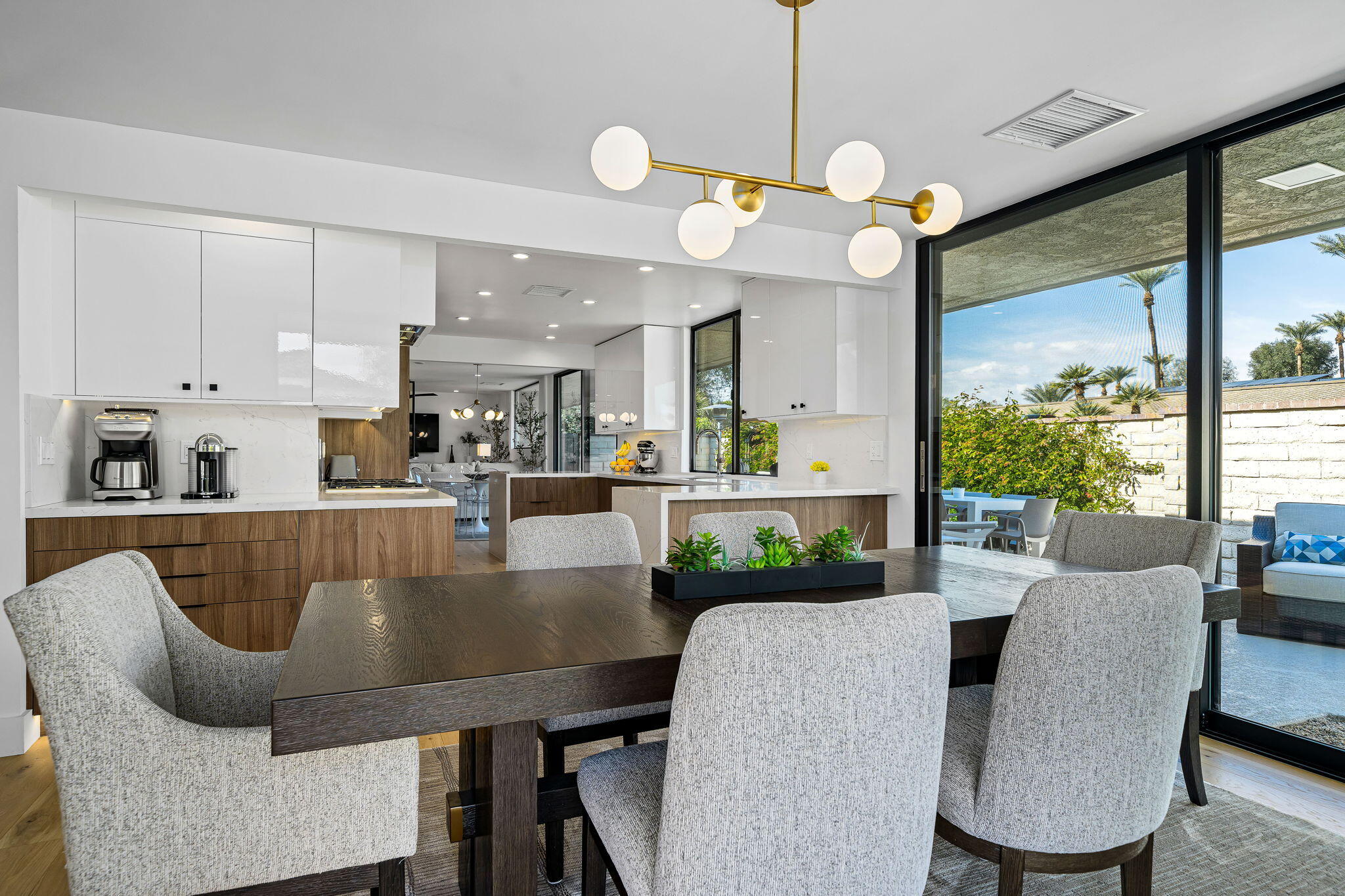 1 Cornell Drive Rancho Mirage, CA 92270 - Photo 8 of 46 Reverse Dining Area Looking into Kitchen