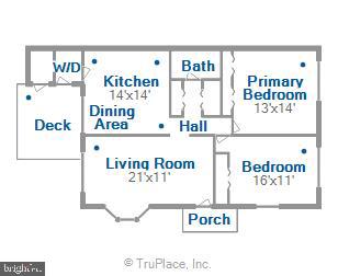 5447 Woodenhawk Circle Columbia, MD 21044 - Photo 51 of 51 FLOOR PLAN - MAIN LEVEL LIVING