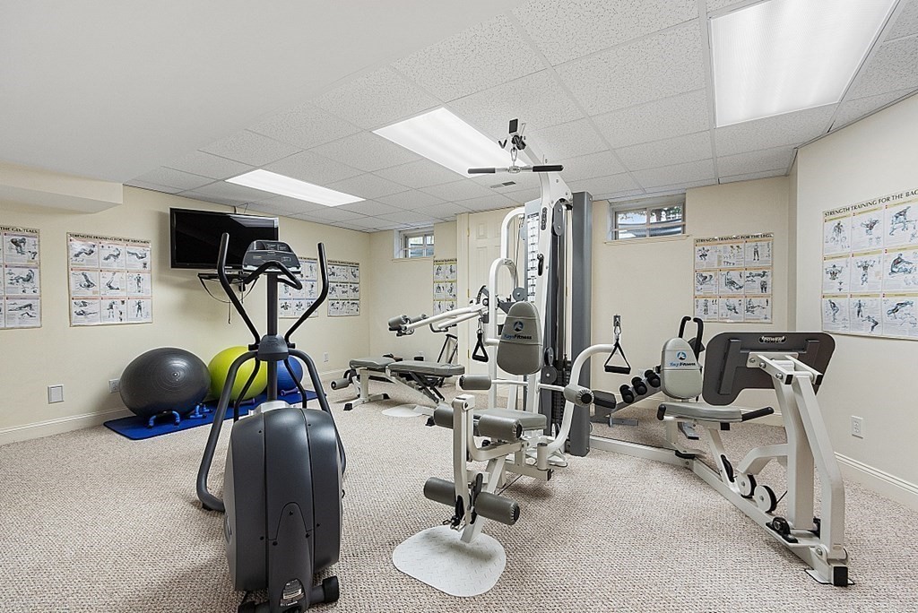 257 Nashoba Road Concord, MA 01742 - Photo 30 of 41 a view of a room with gym equipment