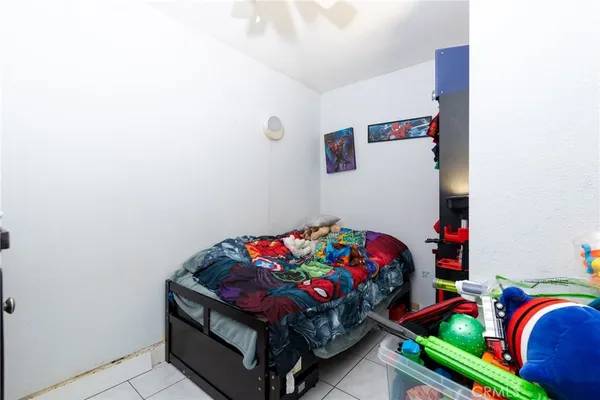 a room with toys and a small space