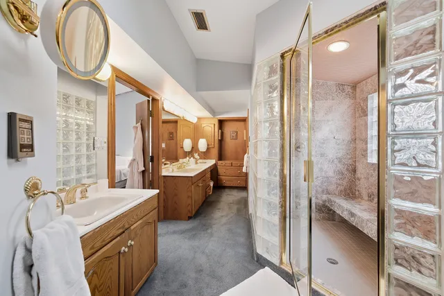 a view of balcony with seating space