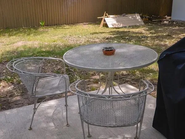 a house with trees in front of it