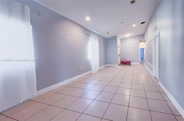 a view of an empty room