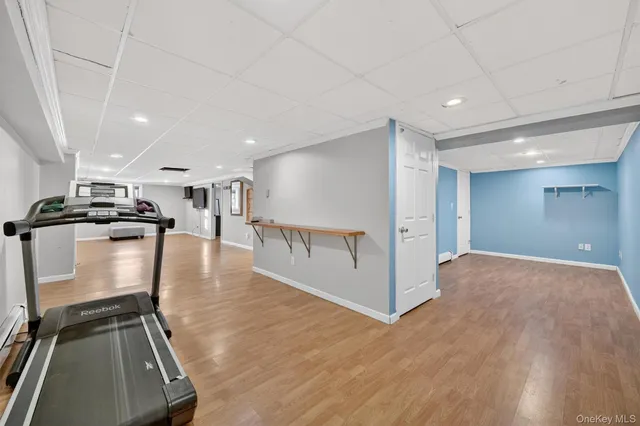 a livingroom with a flat screen tv