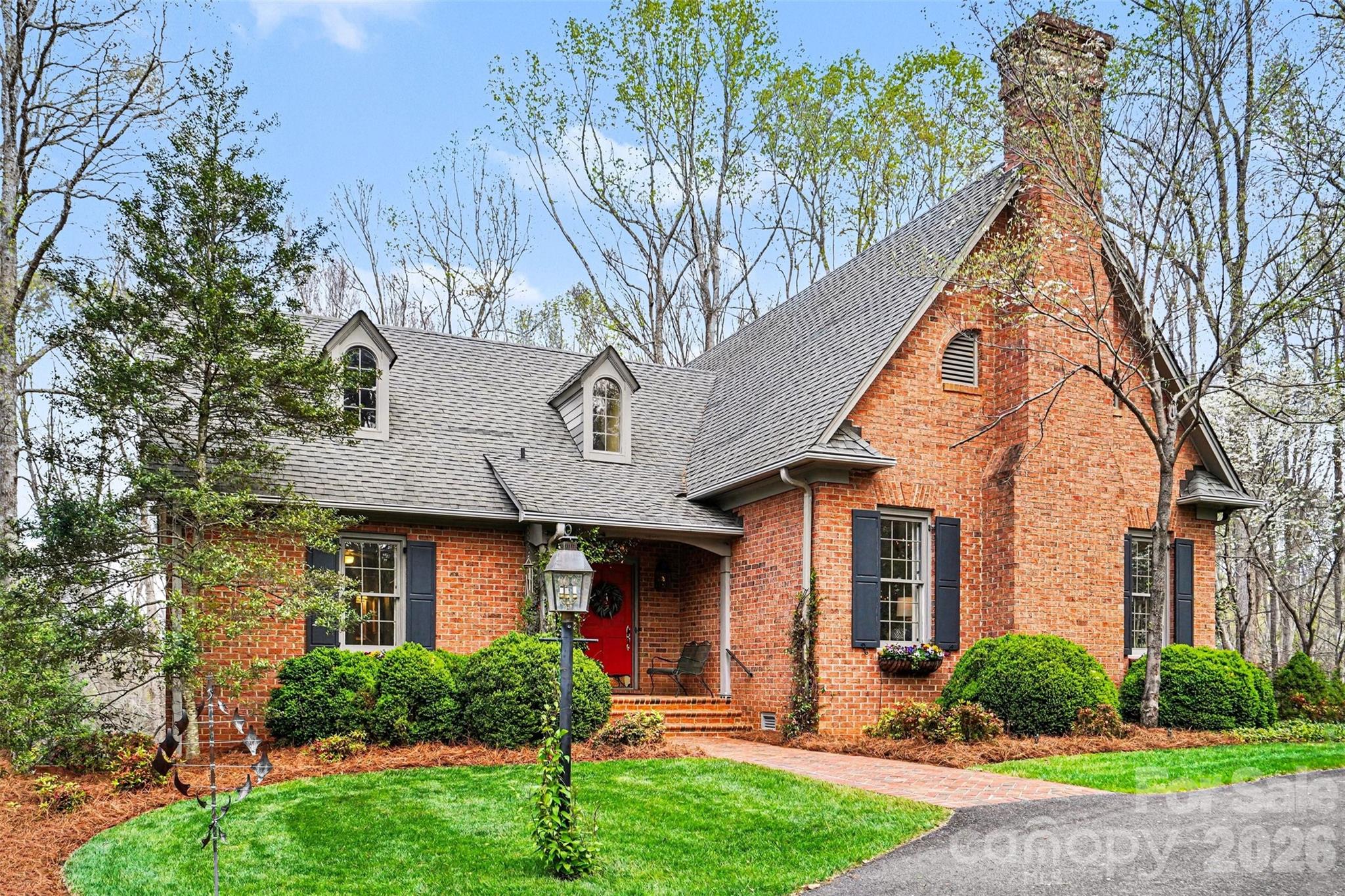 212 Deer Chase Road Shelby, NC 28150 - Photo 3 of 40 a front view of a house with a yard and garage