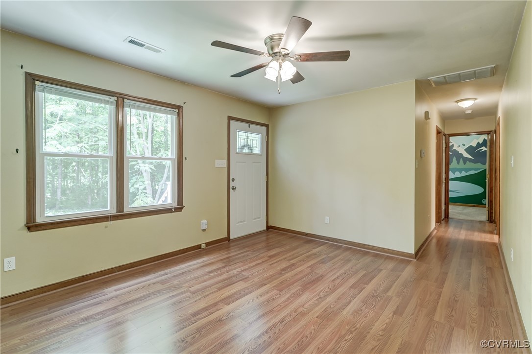 4509 Lockin Road Powhatan, VA 23139 - Photo 6 of 38 Foyer featuring light wood-style floors, baseboard