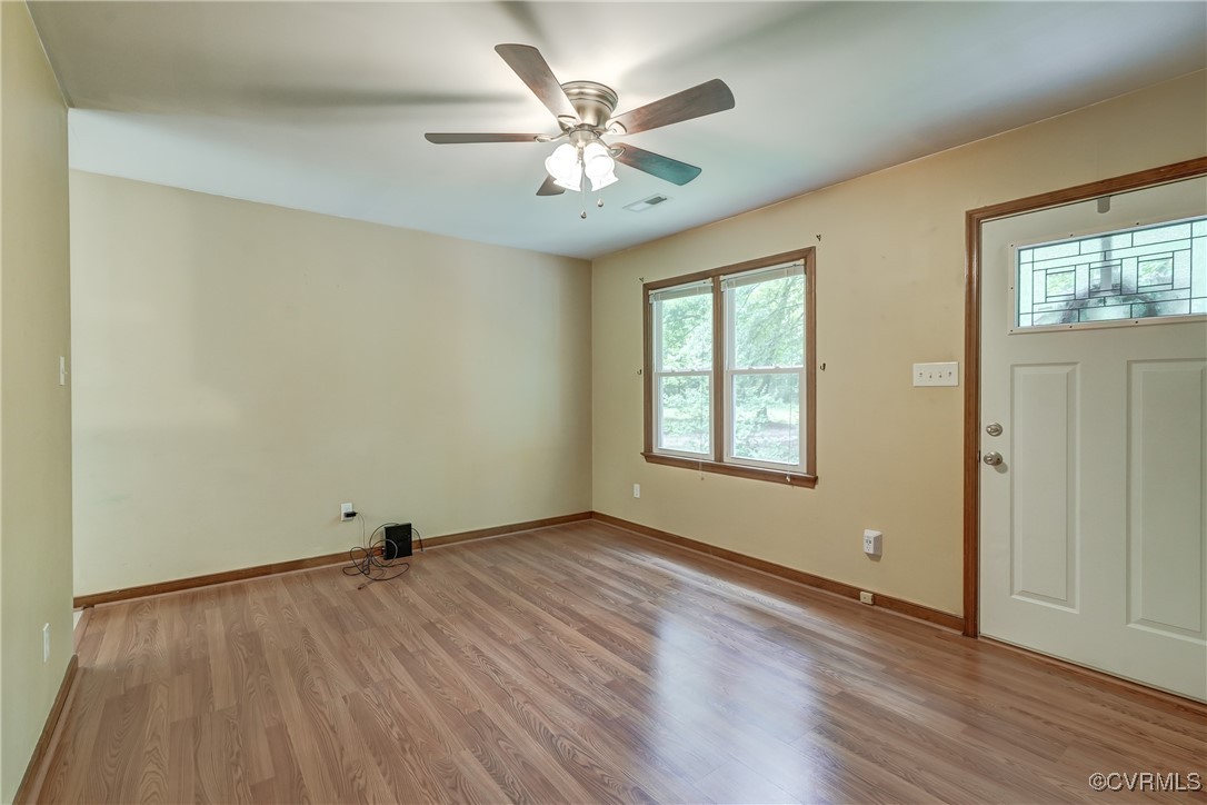 4509 Lockin Road Powhatan, VA 23139 - Photo 8 of 38 Foyer featuring light wood-type flooring, a ceilin