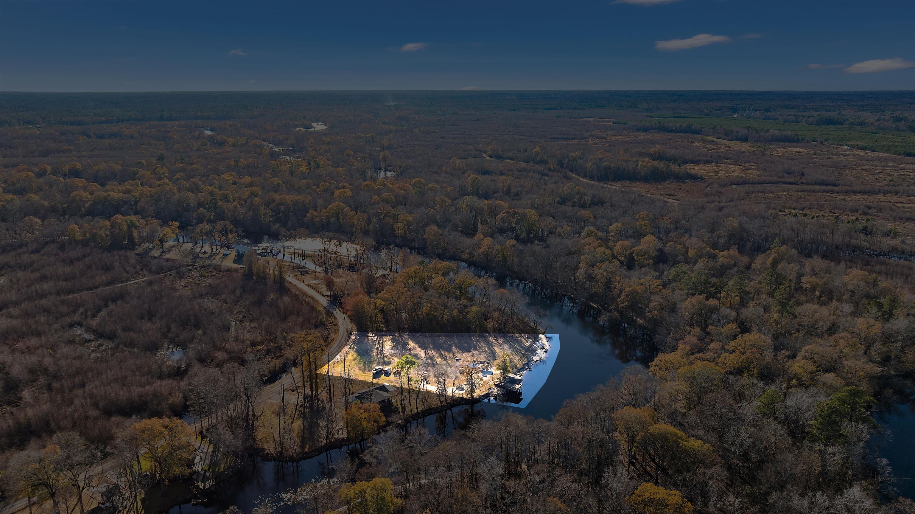 3429 River Road Nichols, SC 29581 - Photo 12 of 26 Aerial overview of property's location on the Lumber River