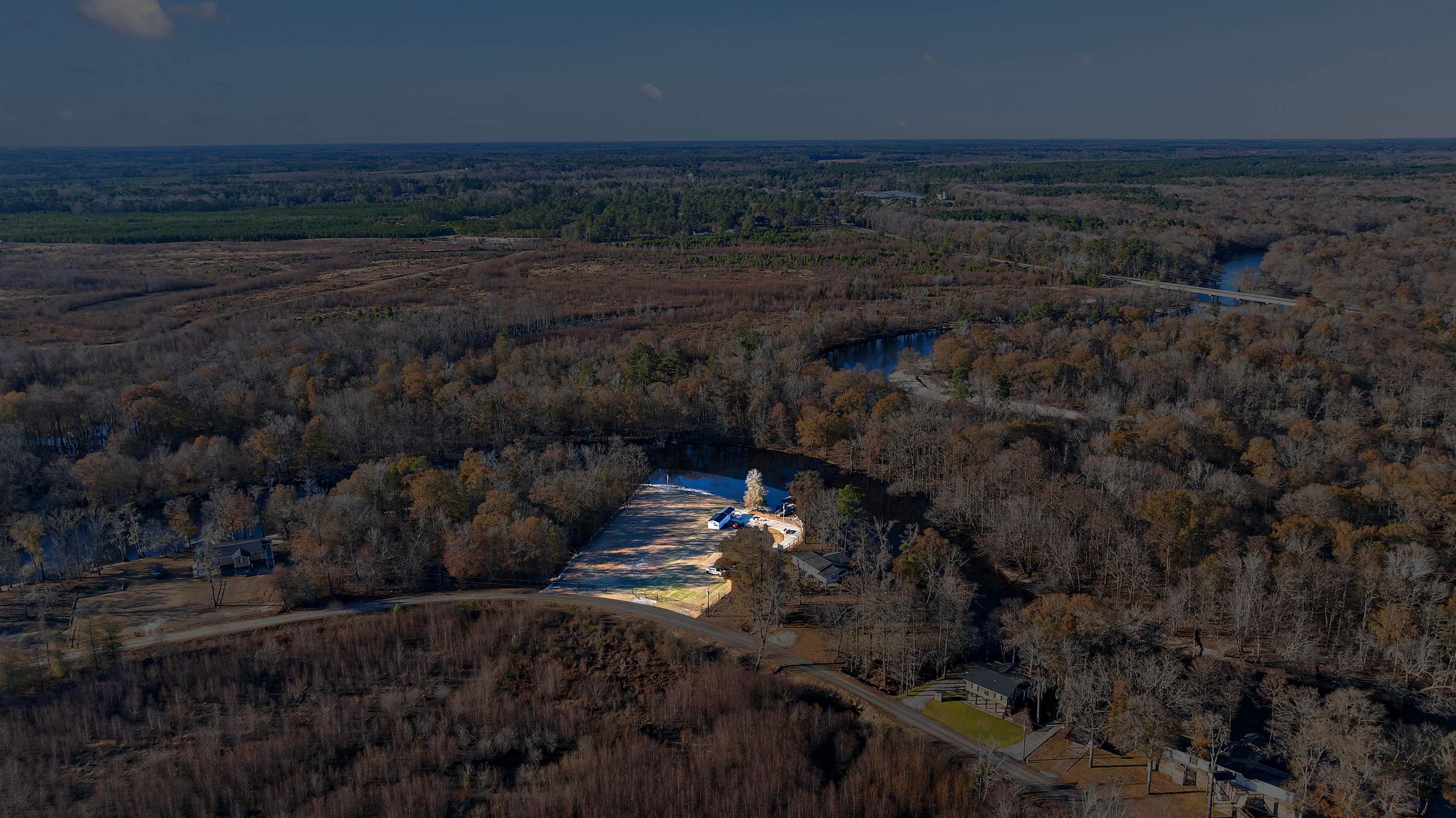3429 River Road Nichols, SC 29581 - Photo 18 of 26 Aerial overview of property's location on the Lumber River