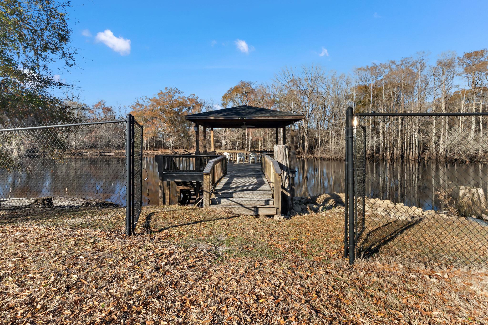 3429 River Road Nichols, SC 29581 - Photo 23 of 46 View of the gazebo overlooking the Lumber River
