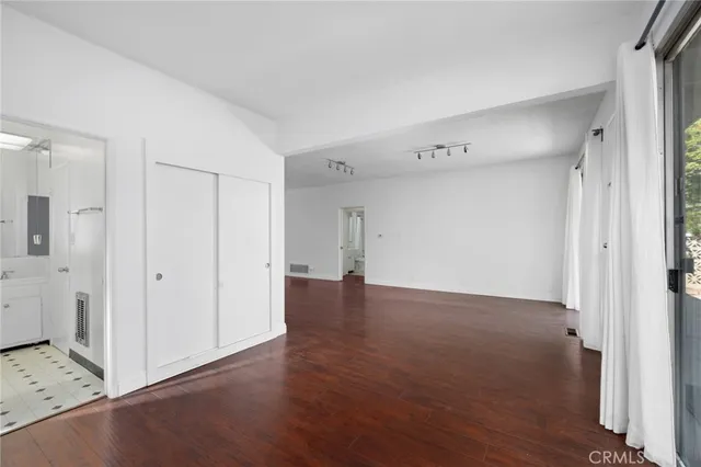 wooden floor in an empty room