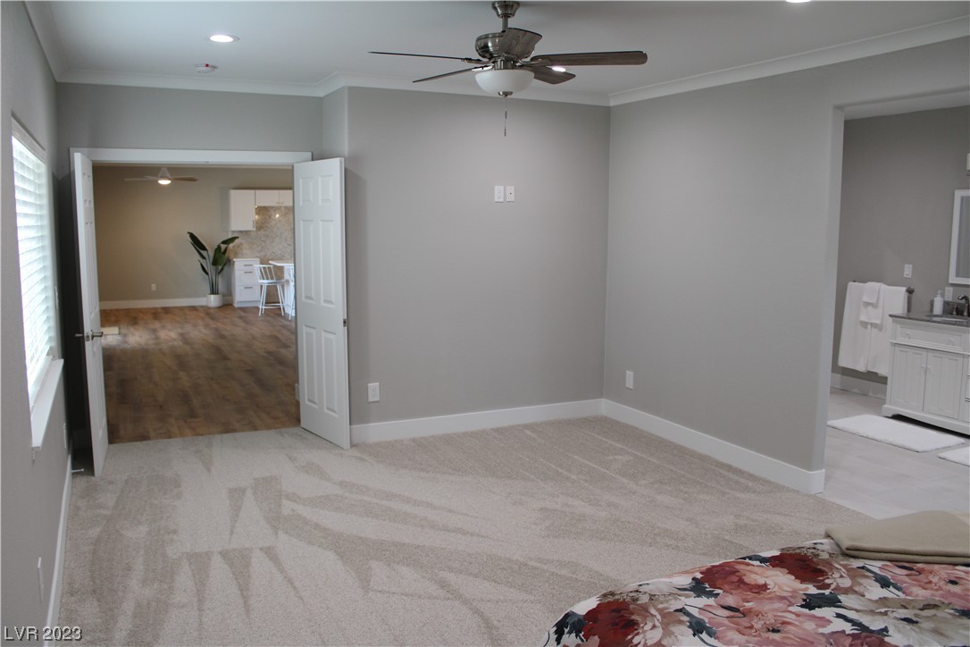 890 Ramos Ranch Road Overton, NV 89040 - Photo 20 of 49 Doors open view of Dining area left of plant