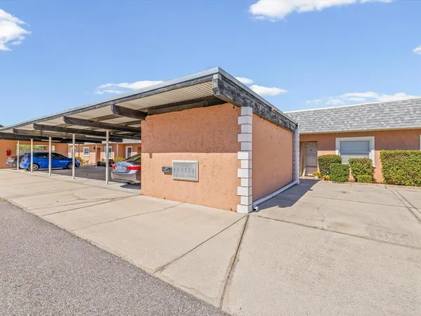 a view of a house with a outdoor space