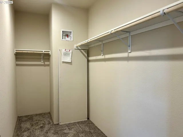a view of storage and utility room