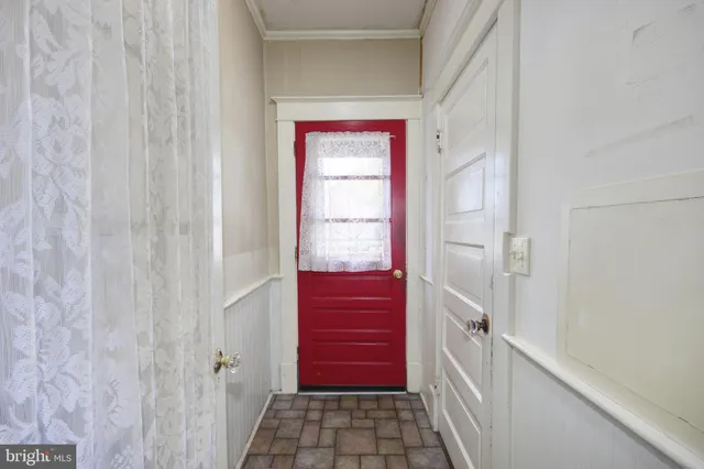 a view of front door