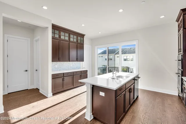 a room with a storage and utility room
