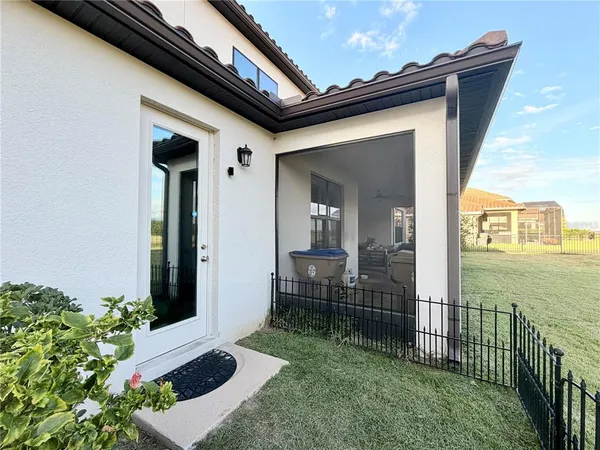 a view of a house with a small porch