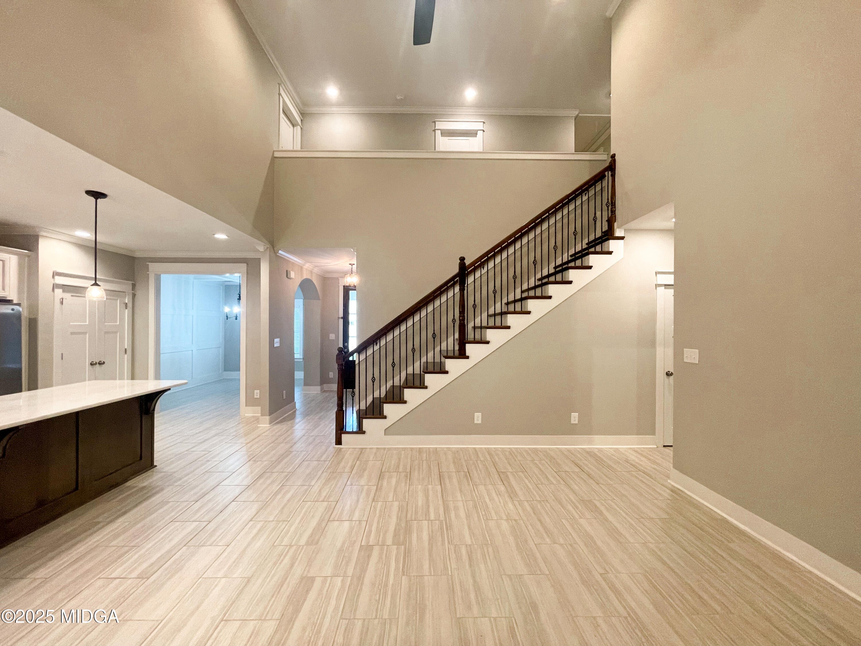 113 Perth Court Warner Robins, GA 31088 - Photo 4 of 28 a view of entryway and hall with wooden floor