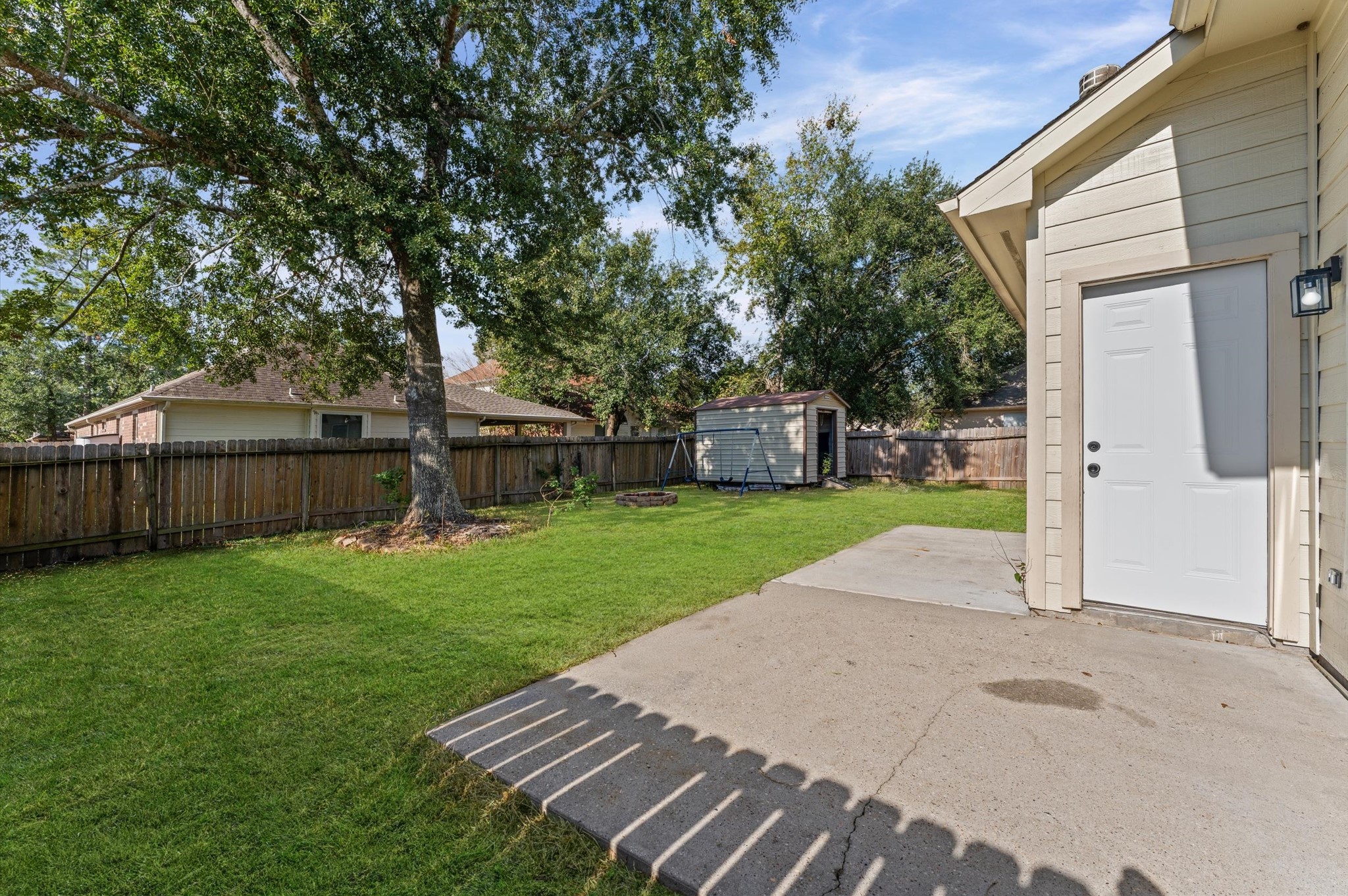 23827 Spring Dane Drive Spring, TX 77373 - Photo 30 of 36 a view of a backyard with a garden