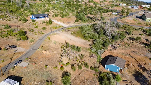 a view of a house with a mountain
