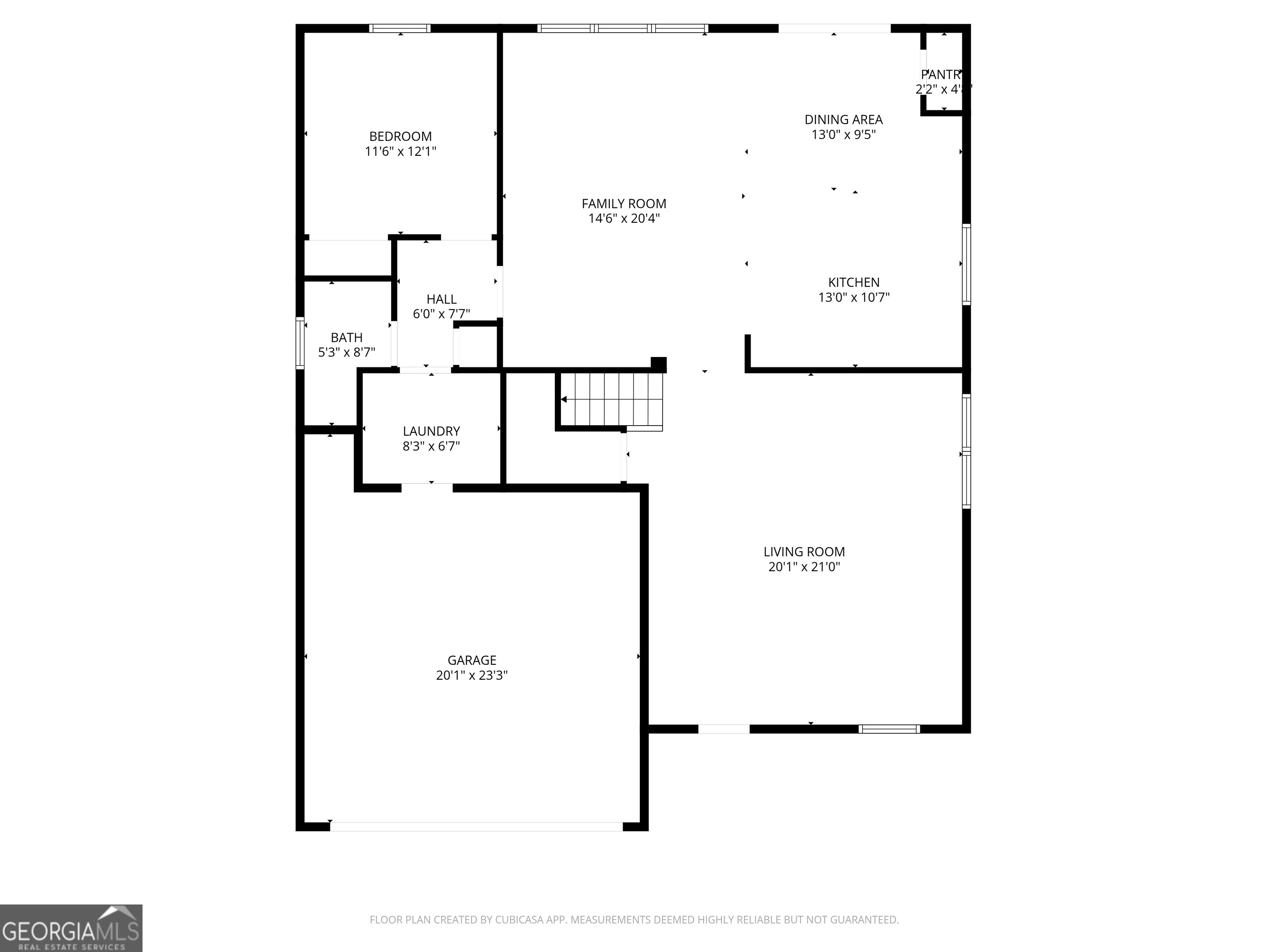 35 Timber Lane Newnan, GA 30265 - Photo 49 of 51 Floor Plan of 1st Floor. Measurements are approximate