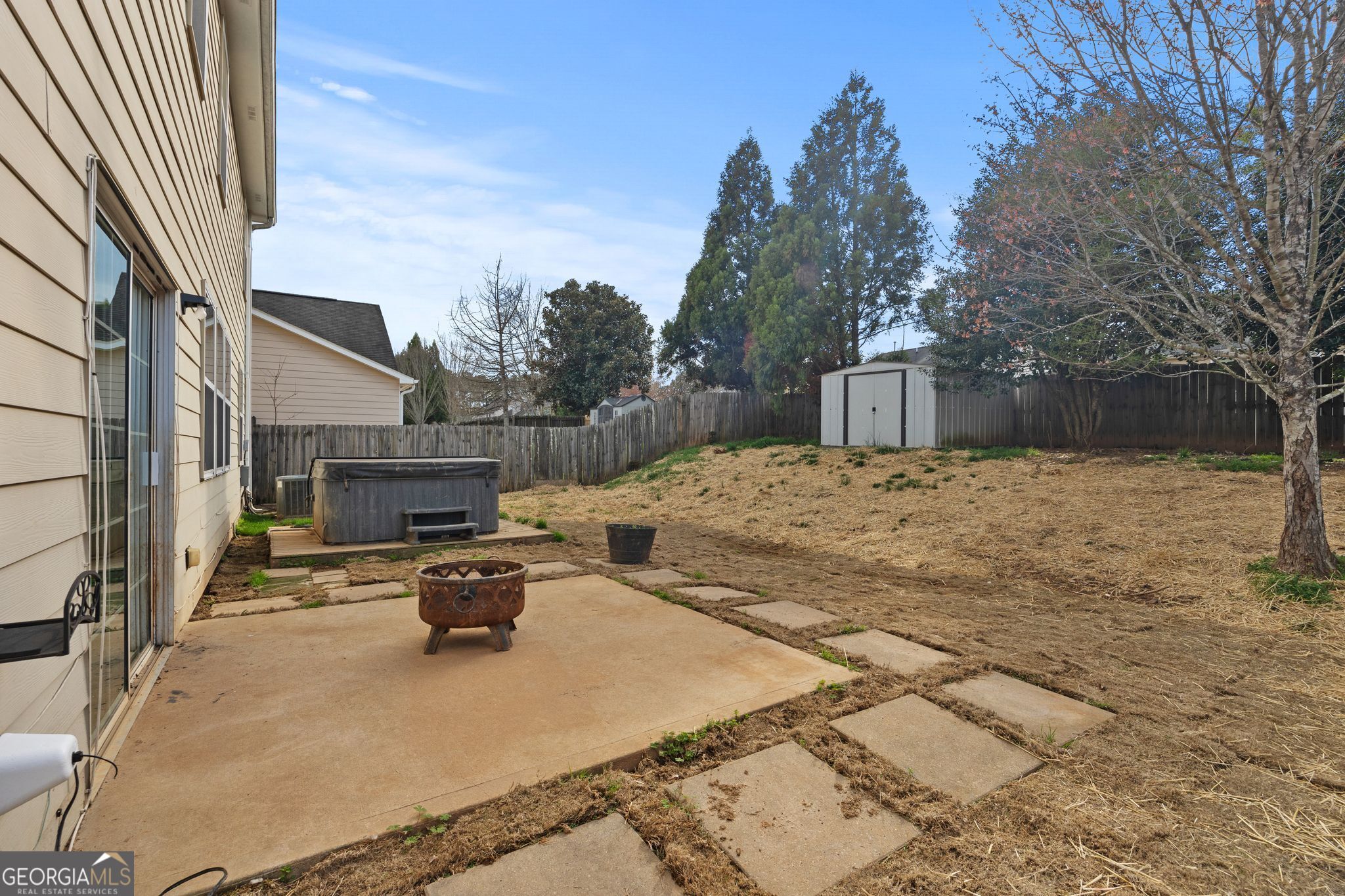 35 Timber Lane Newnan, GA 30265 - Photo 46 of 51 a view of a backyard with sitting area