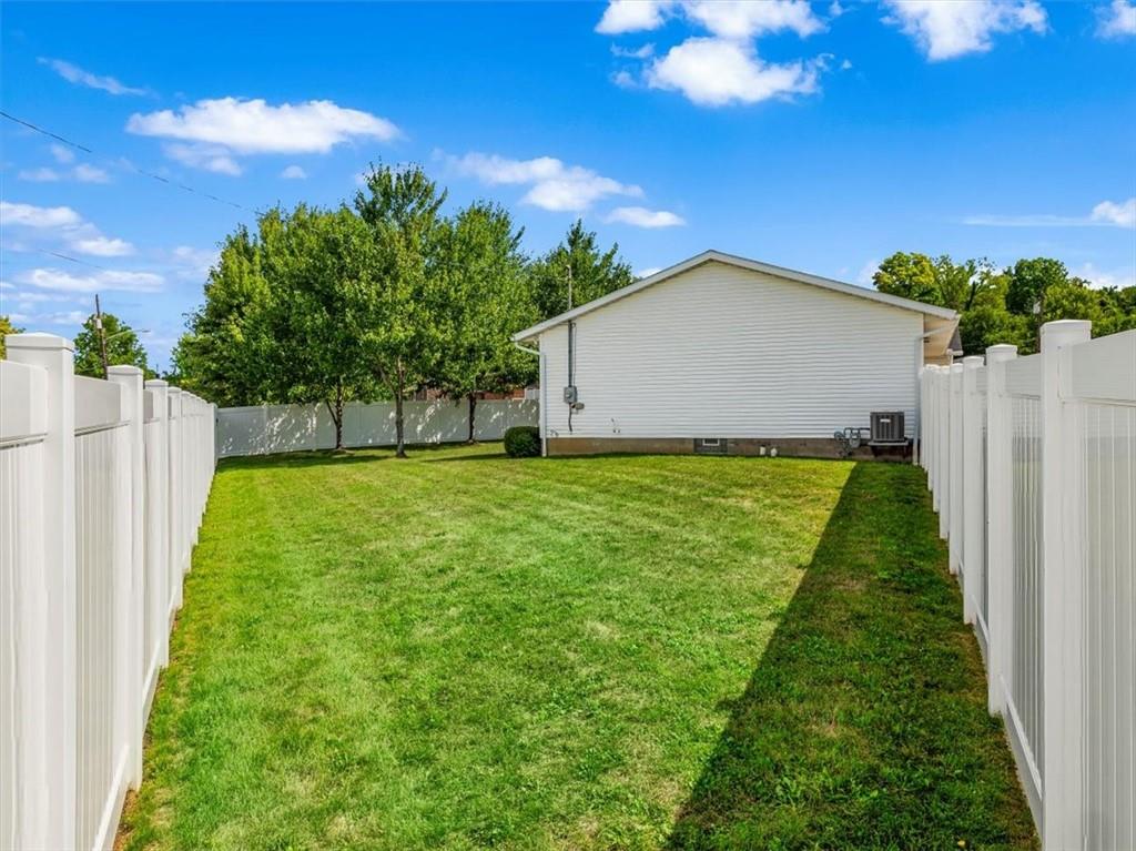 27 Spring Valley Street Slovan, PA 15078 - Photo 28 of 30 a view of a backyard with a garden