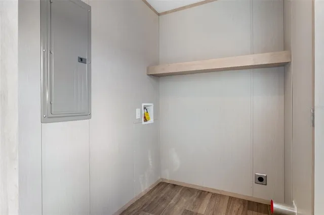 a view of a backyard with a garden