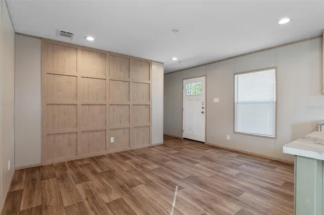 a view of empty room