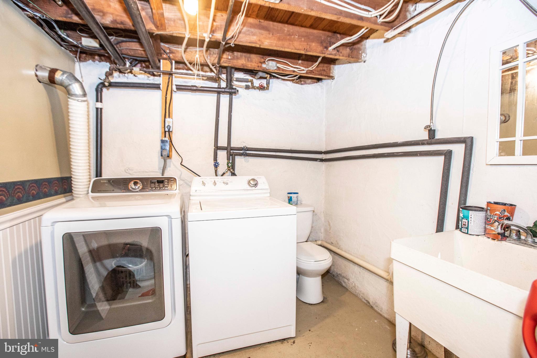 7 West Broad Street Reading, PA 19607 - Photo 22 of 26 Laundry/half bath in basement
