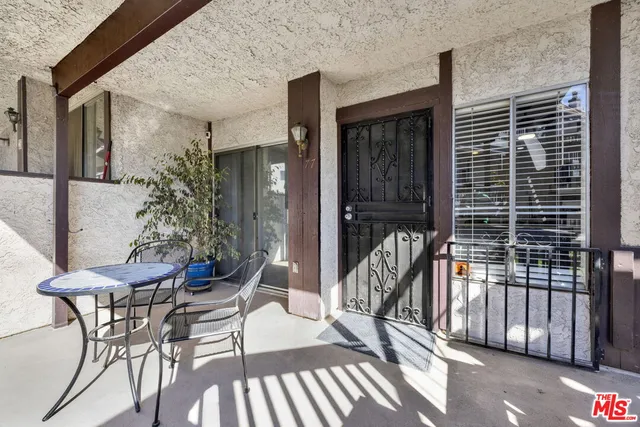 a view of balcony and patio