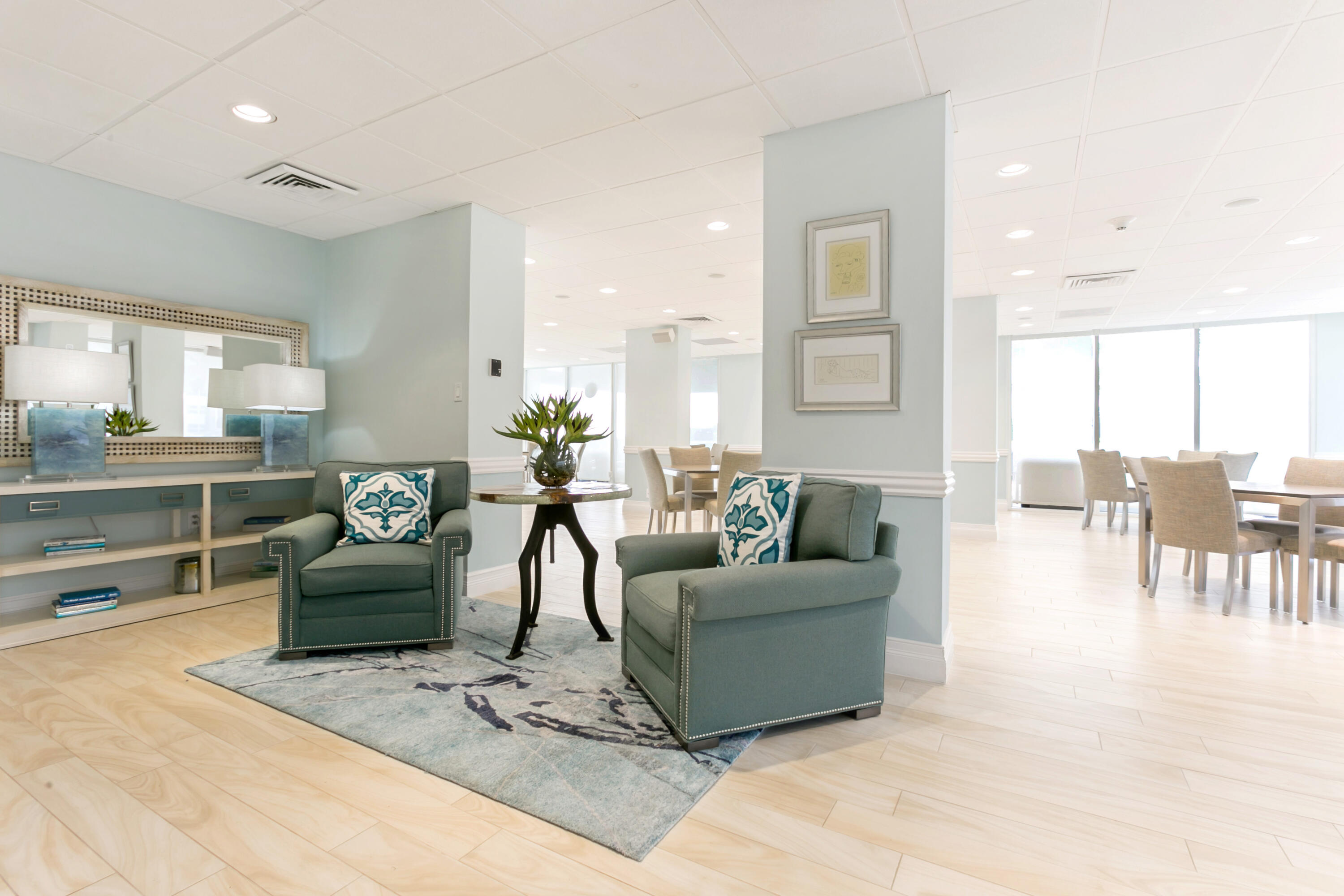 2800 South Ocean Boulevard, Unit 2K Boca Raton, FL 33432 - Photo 34 of 59 a living room with furniture and a table