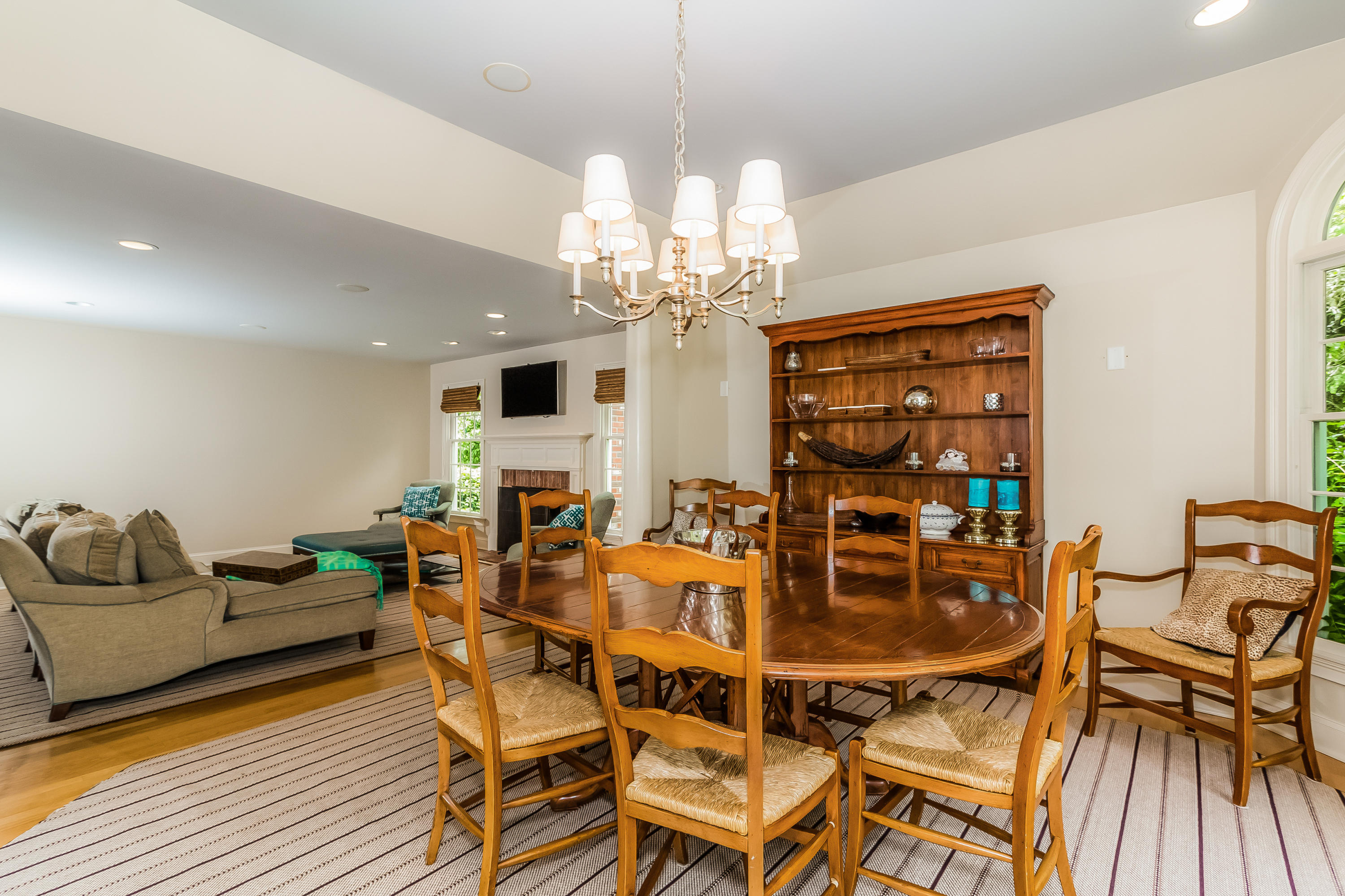 24 Birch Road Darien, CT 06820 - Photo 6 of 20 a view of a dining room with furniture and wooden floor