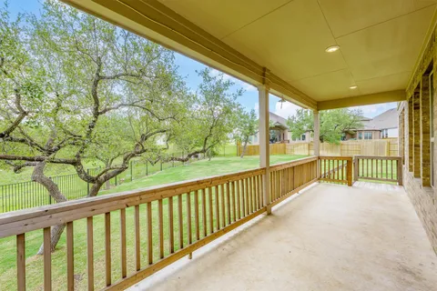 a view of a porch