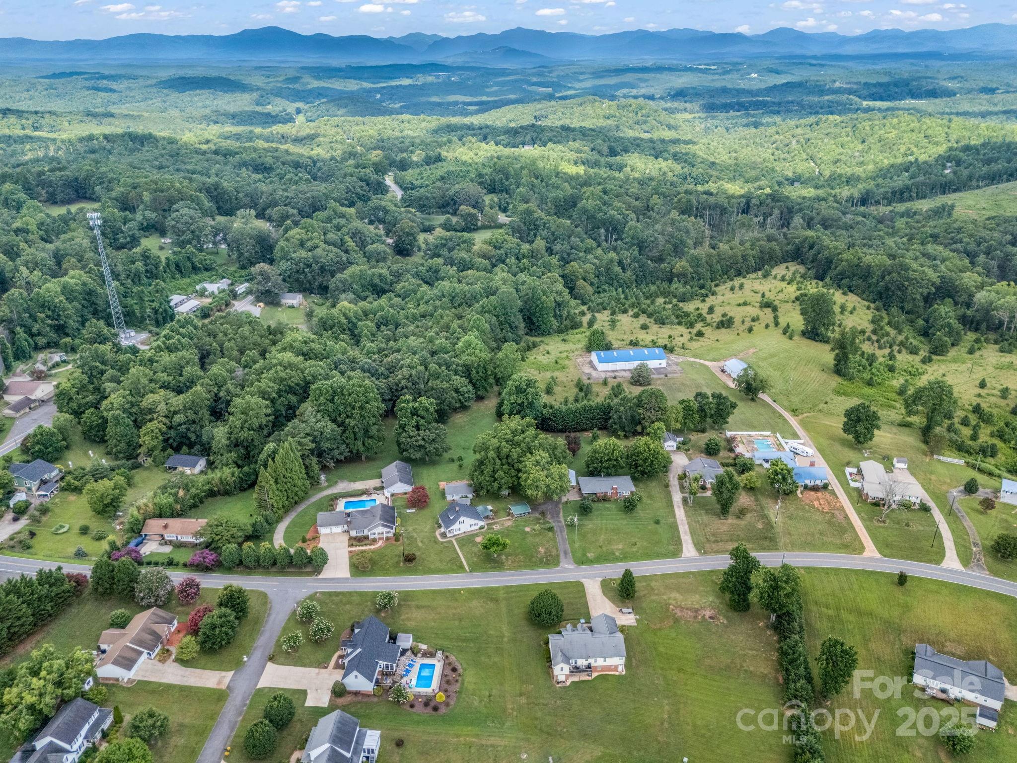 0 Us 64/74a Highway Rutherfordton, NC 28139 - Photo 25 of 37 an aerial view of residential houses with outdoor space and trees