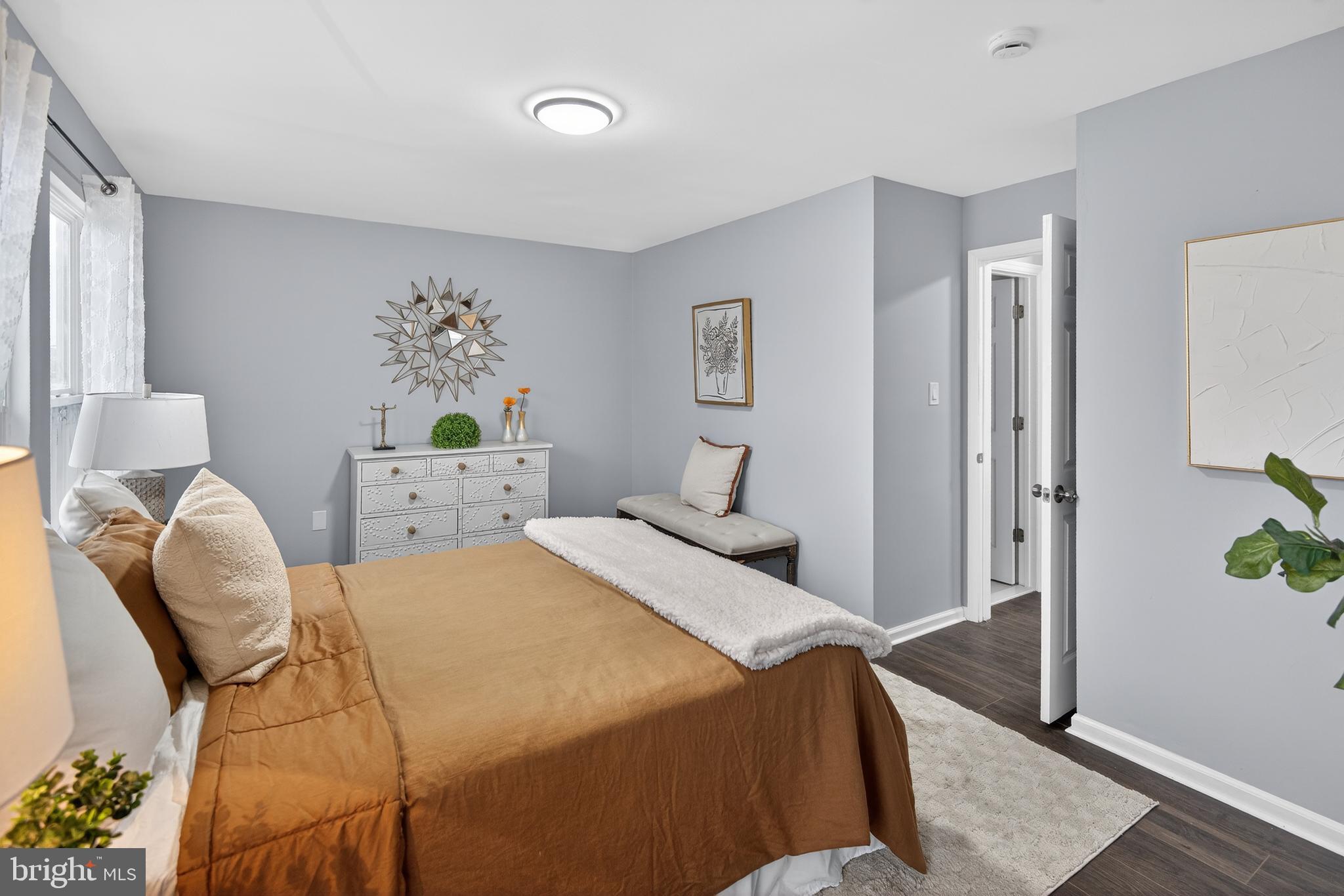 474 St Mary Street Burlington, NJ 08016 - Photo 14 of 30 a bedroom with a bed and wooden floor