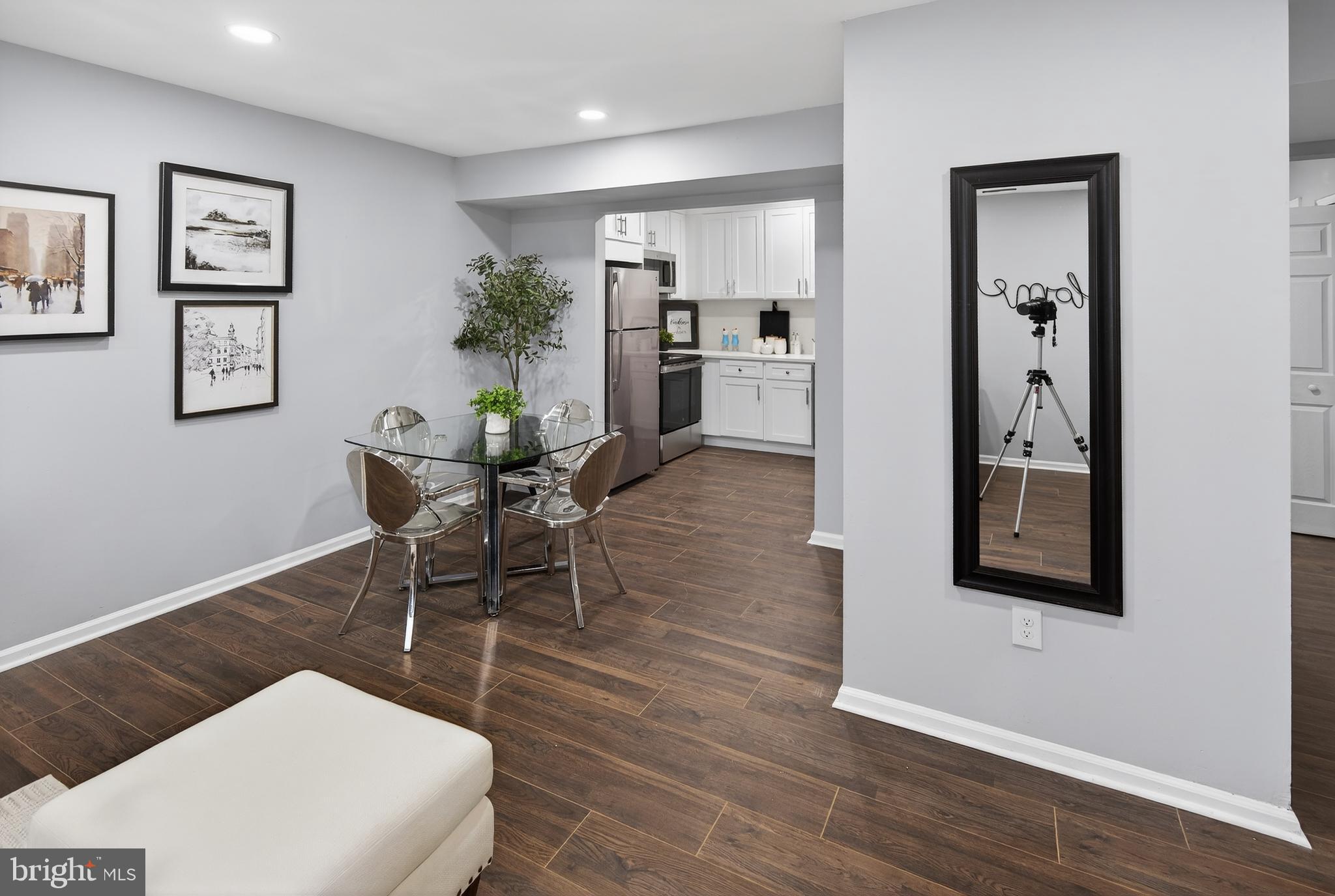 474 St Mary Street Burlington, NJ 08016 - Photo 10 of 30 a workspace with wooden floor and furniture