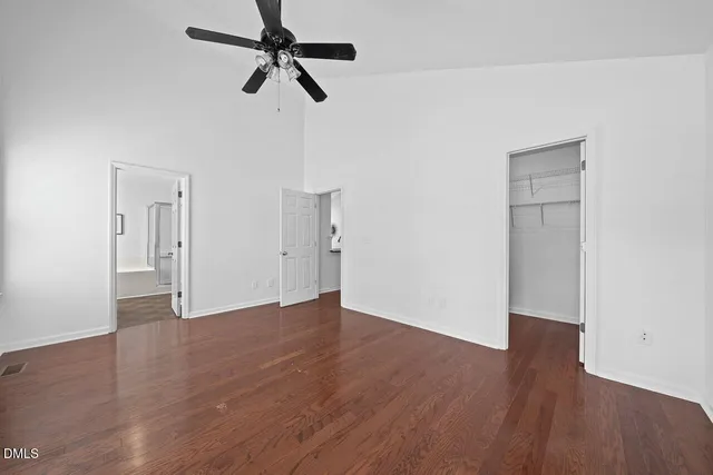 wooden floor in an empty room