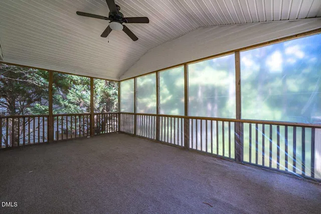 a view of a room with porch and outdoor space