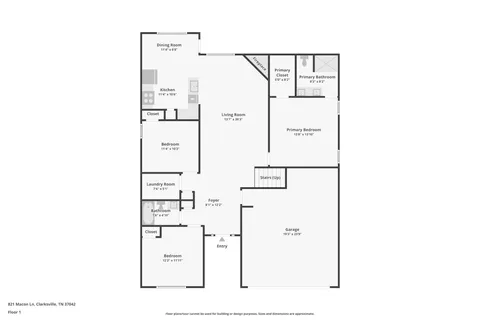 $357,900 | 342 Cardinal Creek Drive, Clarksville, TN 37040