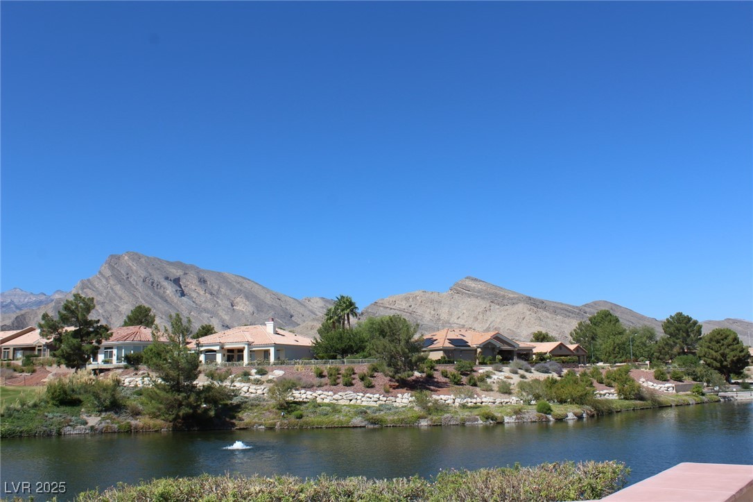 2013 Capestone Street Las Vegas, NV 89134 - Photo 37 of 40 View of water feature with a mountain view